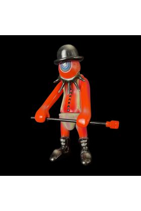 Nadsat Boy Red Paint Sample Sofubi by Kenth Toy Works