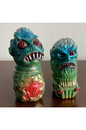 Blitzwolf & Urn Goblin Green Edition Sofubi Toy by Dark Matter Toys