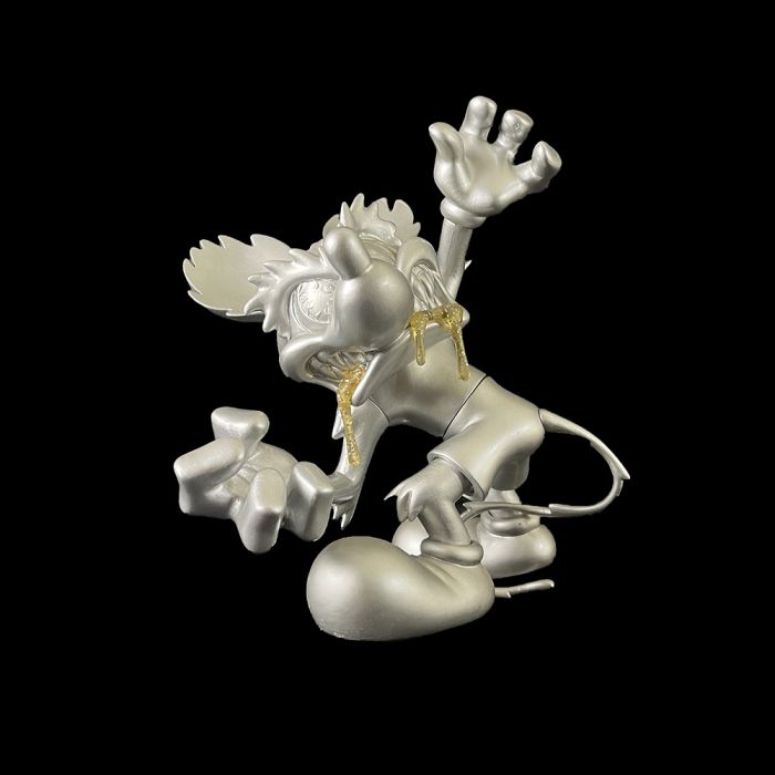 Runaway Brain Silver Mickey Mouse Designer Toy Set