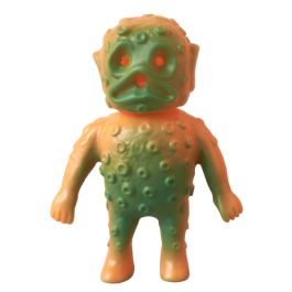 Cosmos Alien Octopus Orange Green Sofubi by Medicom sofvi soft vinyl kaiju