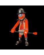 Nadsat Boy Red Paint Sample Sofubi by Kenth Toy Works